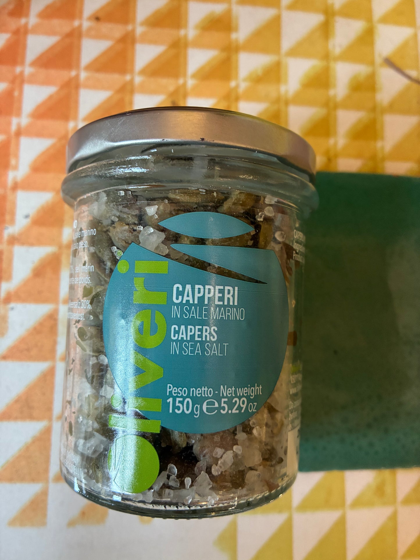 Capers in sea salt 150g