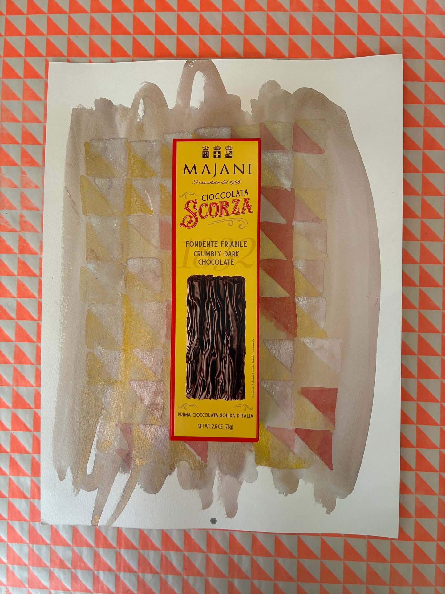 Watercolour with Majani Cioccolata Scorza