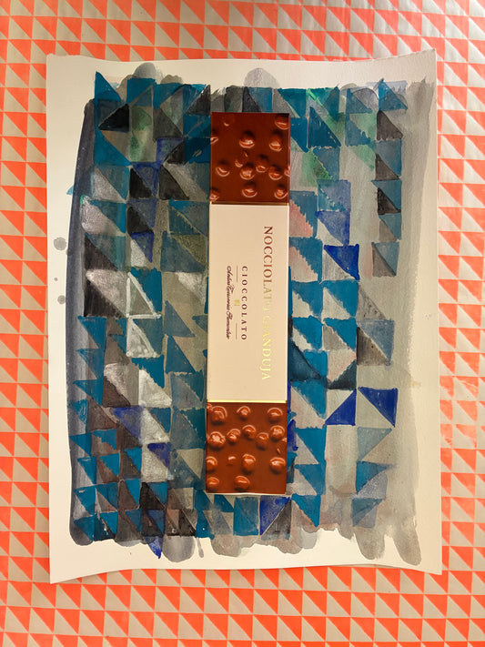 Watercolour with Nocciolato Gianduja Cioccolato