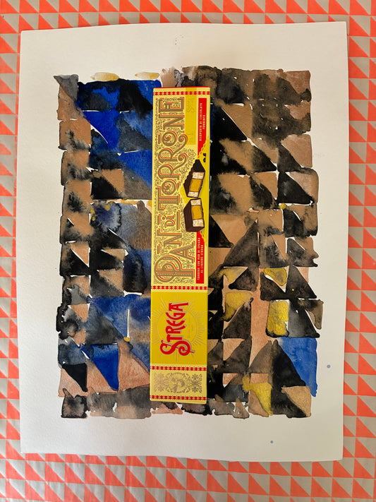 Watercolour with Strega Pan di Torrone