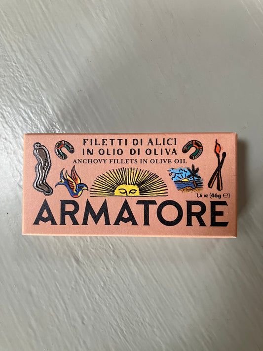 Armatore Anchovy filets in olive oil 45g